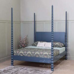 B 200 - Bobbin Four Poster Bed King Size - Painted