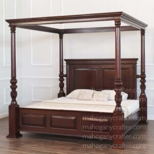 Raised Panels Canopy Bed