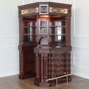 Victorian Corner Canopy Bar 109x129x246cm - New Picture