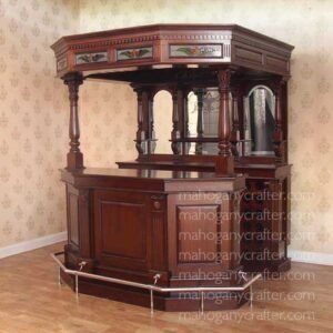 Elisabeth Bar With Leaded Glass 200x184x231cm