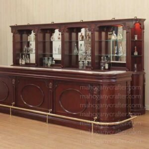 Marble Top English Bar 528x70-45x220cm