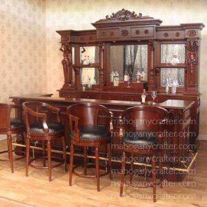 Lady Saloon Bar Front310x76x107cm Back 313x45x249cm