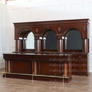 Mahogany Saloon Bar With Shorter Front