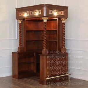 Corner Twisted Column Bar W 152.5 x D 124.5 x H 228.5cm