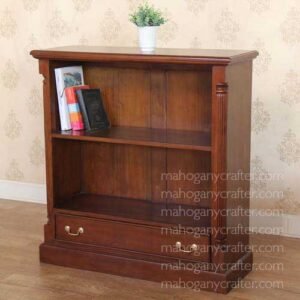 1 Drawer Small Open Bookcase 100x37x104cm