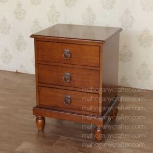 Military 3 Drawers Bedside 51x43x68,5cm