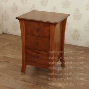 Ecletic 3 Drawer Bedside 50x42x70cm
