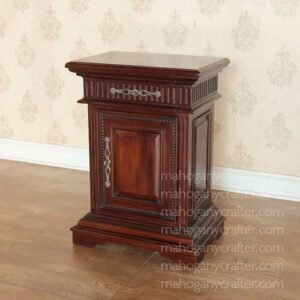 Stylus 1 Door 1 Drawer Bedside 55x37x87cm