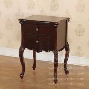 2 Drawer French Bedside 51x40x72 cm