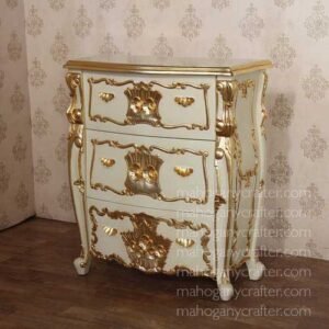 Rococo 3 Drawer Tall Chest 100x46x110cm