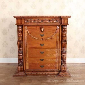 Gothic Chest Of Drawers 122x53x122cm