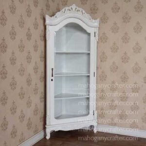 Corner Glass Cabinet 75x58x206cm