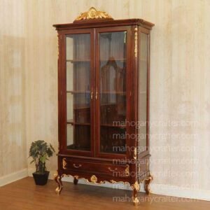 Victorian China Cabinet 110x50x220 cm