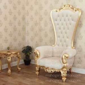 Victorian Throne Chair 104x81x182cm