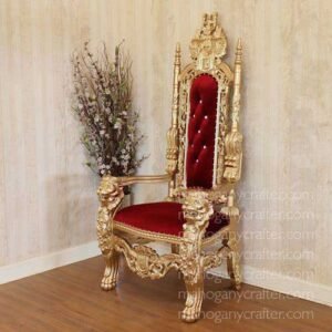 Leon-1 - Gold with Red Velvet