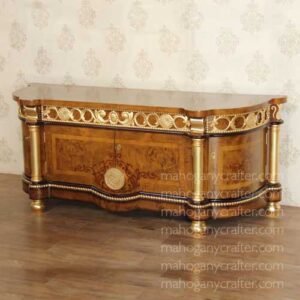 French Empire TV Cabinet 167x58x67cm