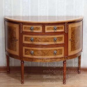 Demilune Chest Of Drawers B 121x61x90cm