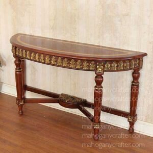 Inlay Regency Demilune Table 152x47x79,5cm