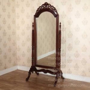 Cheval Carved Mirror 81x58x195cm
