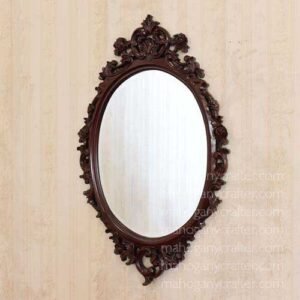 Victorian Oval Mirror 70x3.5x113.5cm