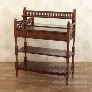 2 Drawer Shoe Rack with Mirror 84x33x105cm