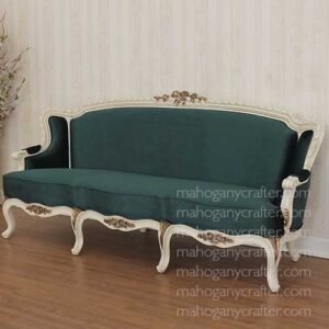 Louis Carved 3 Seater Sofa 200x65x88cm