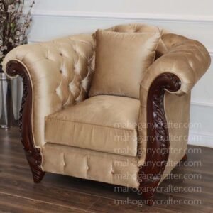 Romantic 1 Seater Sofa - 122x94x104cm