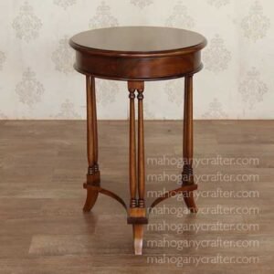 1 Drawer Small Round Table 44x44x70cm