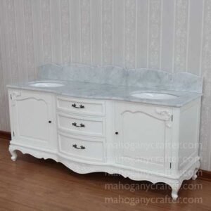 Louis Vanity Cabinet Double Sink 200x65x86cm