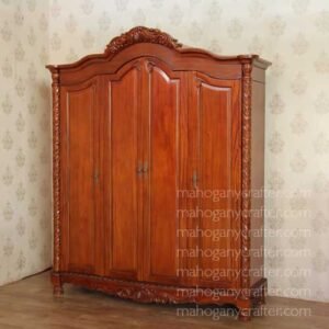 4 Door French Wardrobe 180x60x213cm