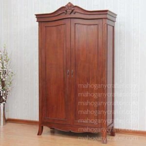 Olivia 2 Door Wardrobe 145x65x250cm