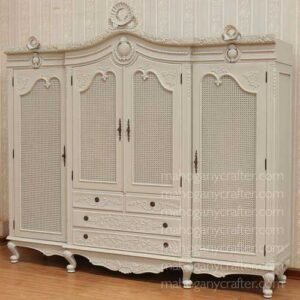 Antoinette 4 Door wardrobe 260x65x238cm