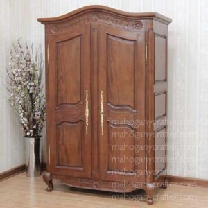 Arch Top French Armoire 131x69x200Cm